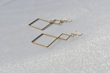 Load image into Gallery viewer, Double Diamonds Earrings