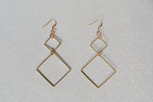 Load image into Gallery viewer, Double Diamonds Earrings