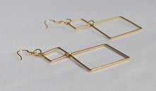 Load image into Gallery viewer, Double Diamonds Earrings