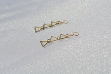 Load image into Gallery viewer, Mini Triangles Earrings