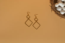 Load image into Gallery viewer, Double Diamonds Earrings