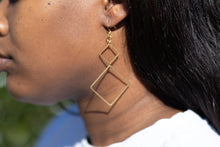 Load image into Gallery viewer, Double Diamonds Earrings