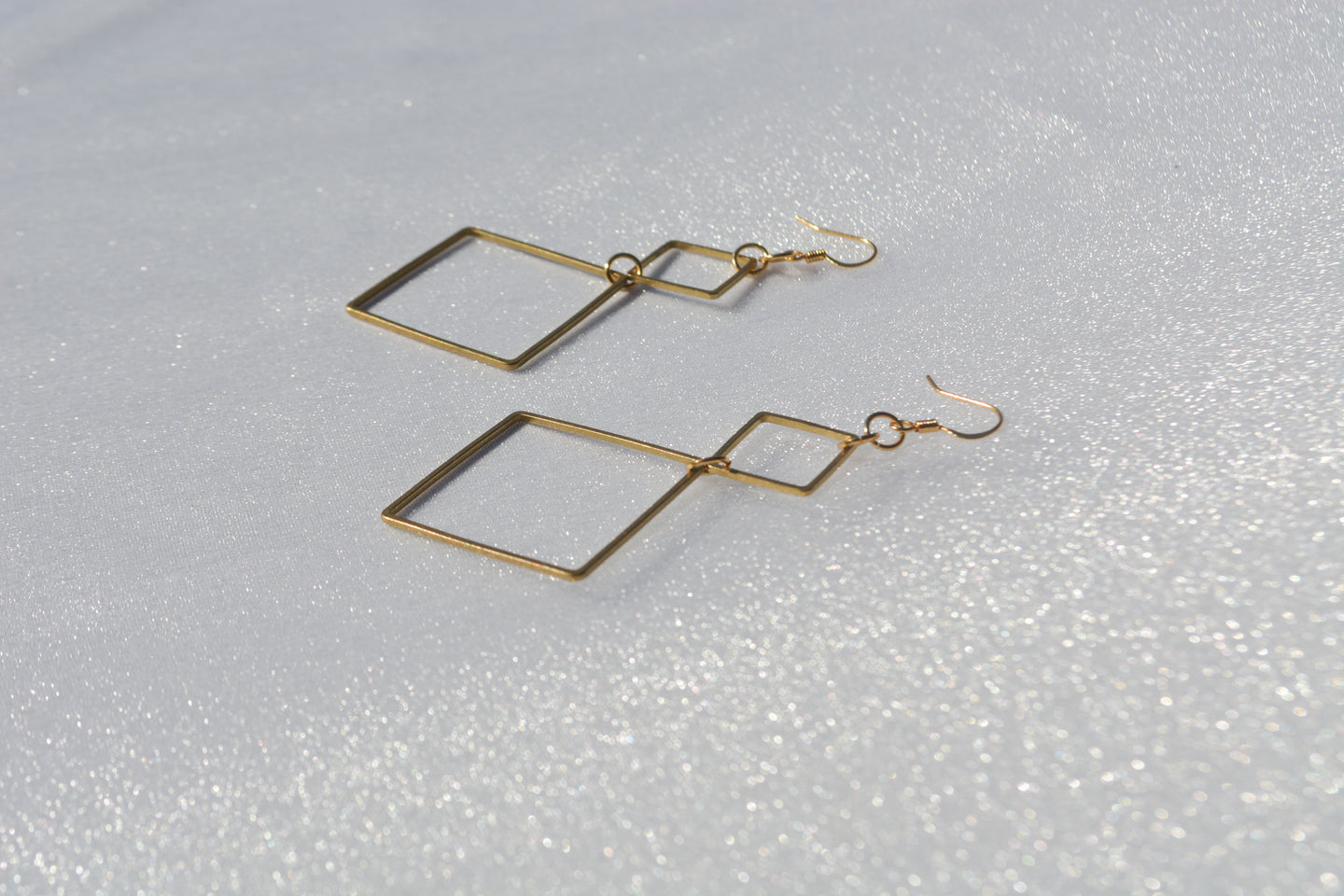 Double Diamonds Earrings