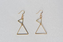 Load image into Gallery viewer, Double Triangle Earrings
