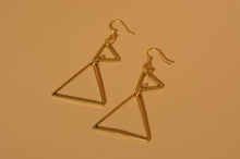 Load image into Gallery viewer, Double Triangle Earrings
