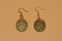 Load image into Gallery viewer, Coronet Head Eagle Coin Earrings
