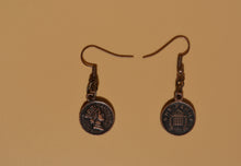 Load image into Gallery viewer, British Coin Earrings
