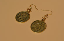 Load image into Gallery viewer, Coronet Head Eagle Coin Earrings
