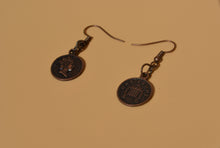 Load image into Gallery viewer, British Coin Earrings
