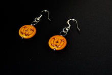 Load image into Gallery viewer, Jack-O-Lantern Earrings
